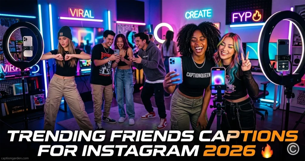 Trending Friends Captions for Instagram 2026 