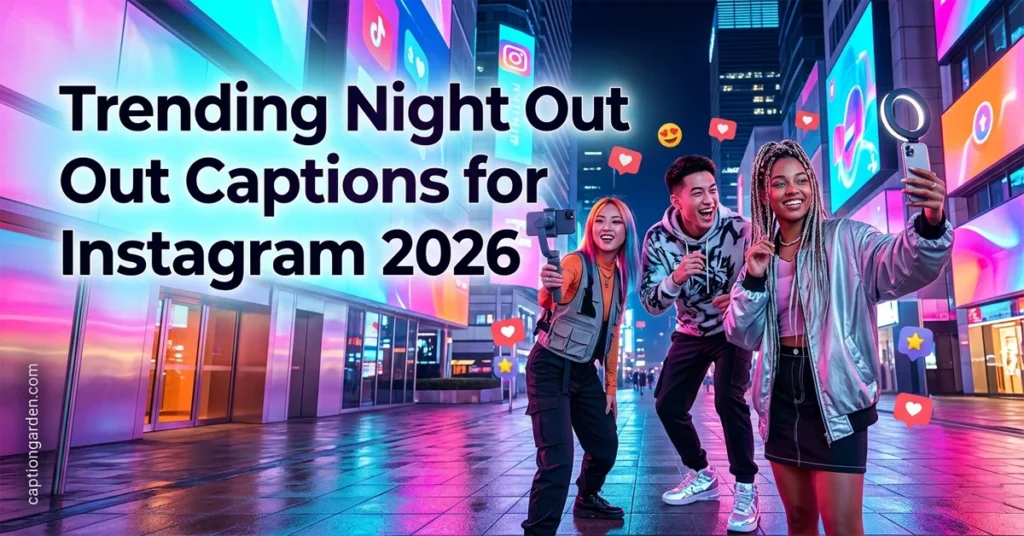 Trending Night Out Captions for Instagram 2026