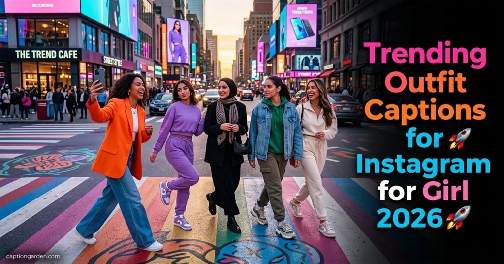 Trending Outfit Captions for Instagram for Girl 2026