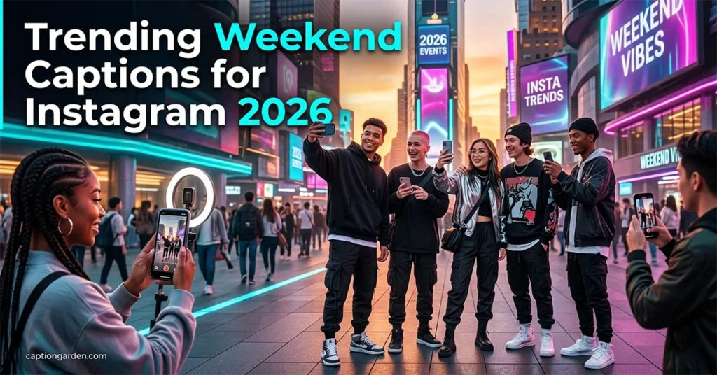 Trending Weekend Captions for Instagram 2026