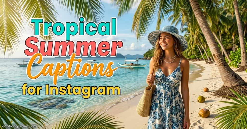 Tropical Summer Captions for Instagram