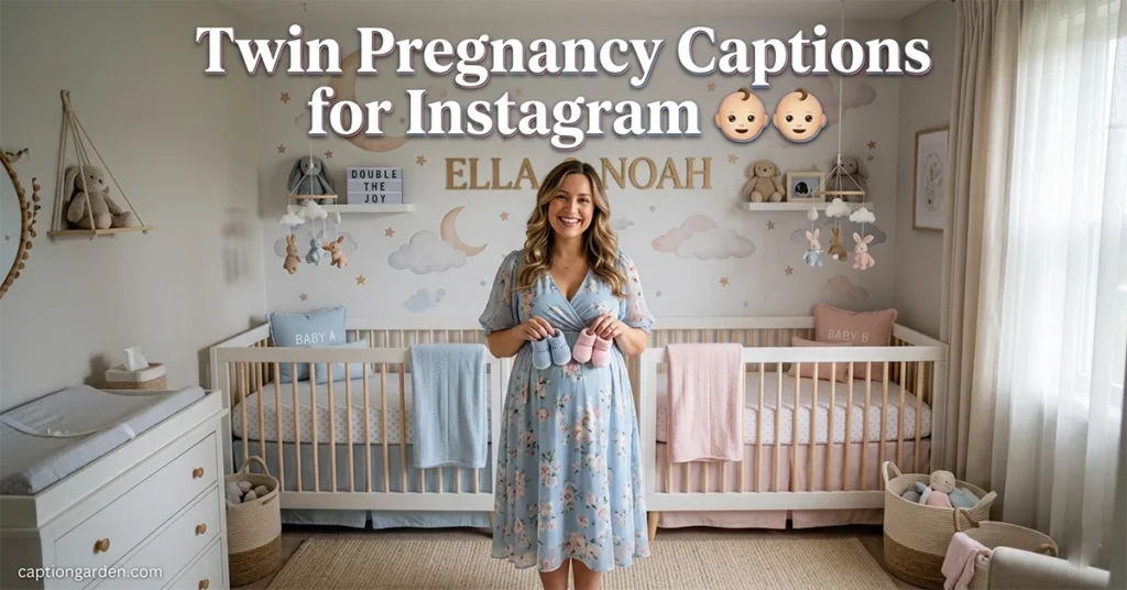 Twin Pregnancy Captions for Instagram