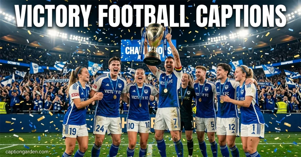 Victory Football Captions