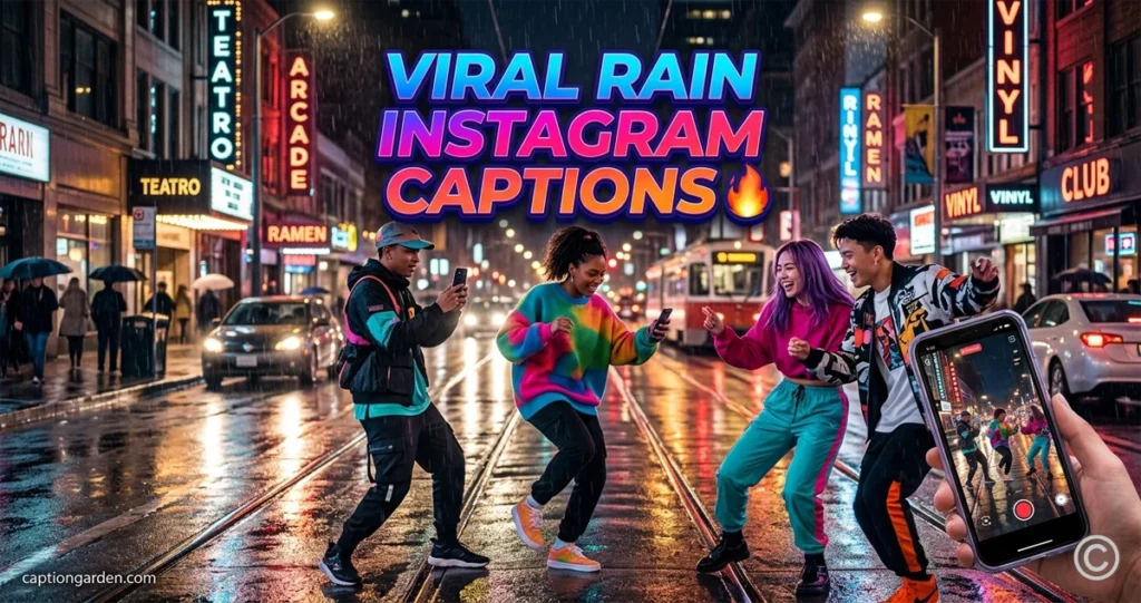 Viral Rain Instagram Captions
