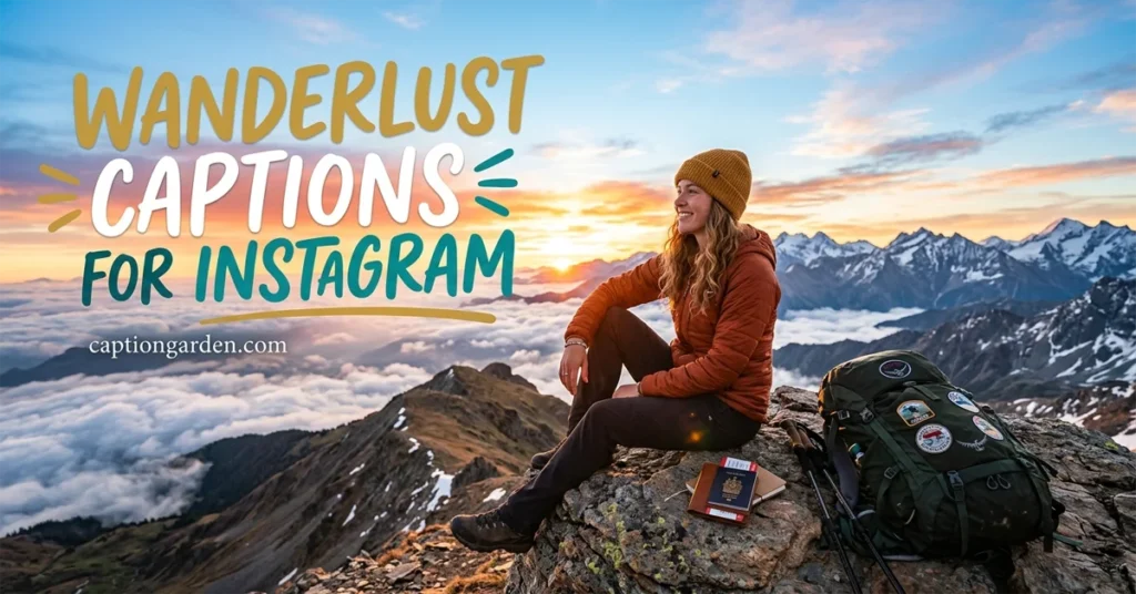 Wanderlust Captions for Instagram