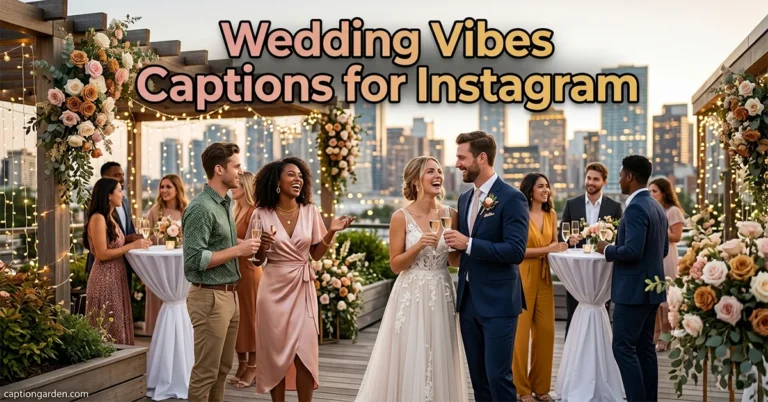 Wedding Vibes Captions for Instagram