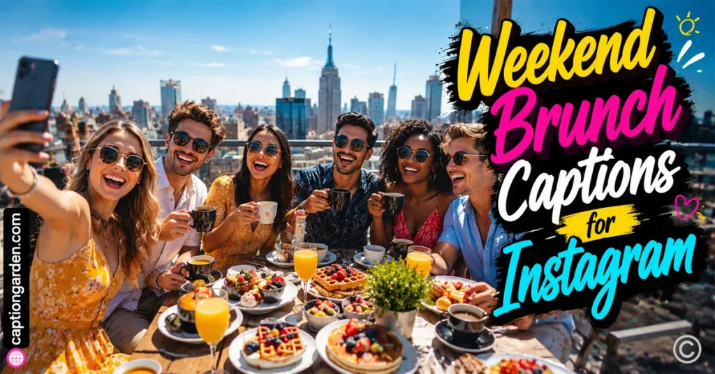 Weekend Brunch Captions for Instagram