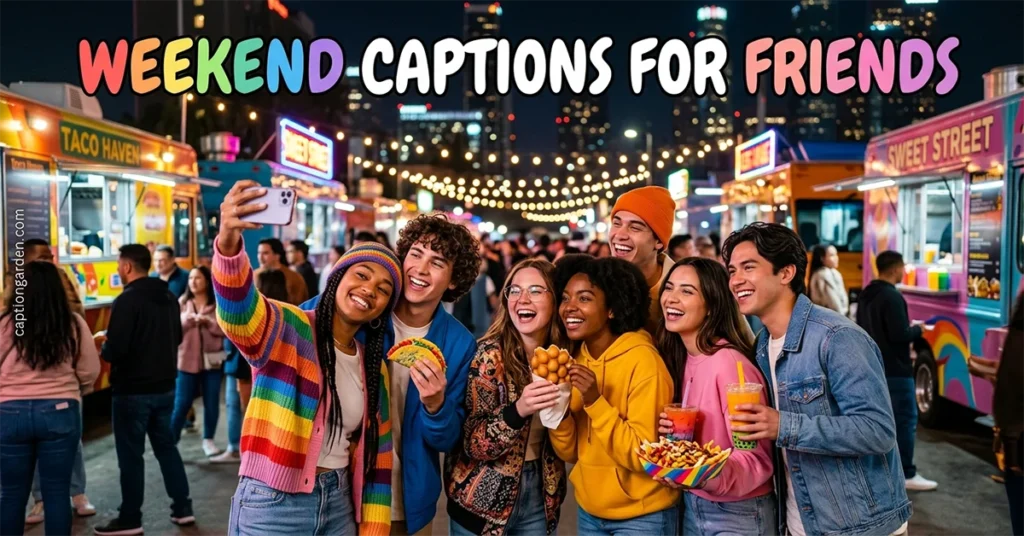 Weekend Captions for Friends