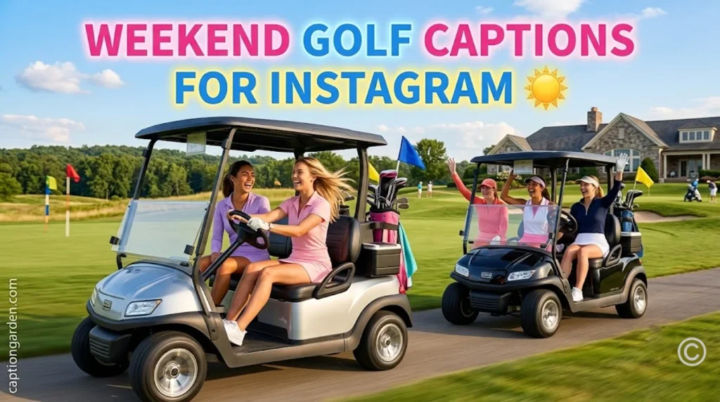 Weekend Golf Captions for Instagram