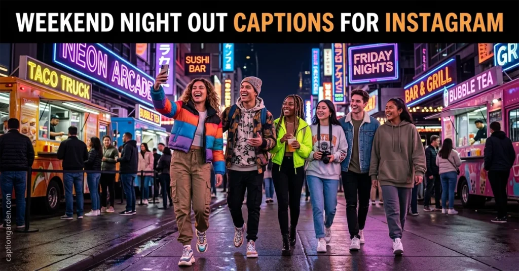Weekend Night Out Captions for Instagram