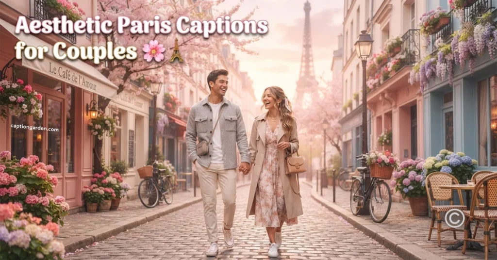 Aesthetic Paris Captions for Couples