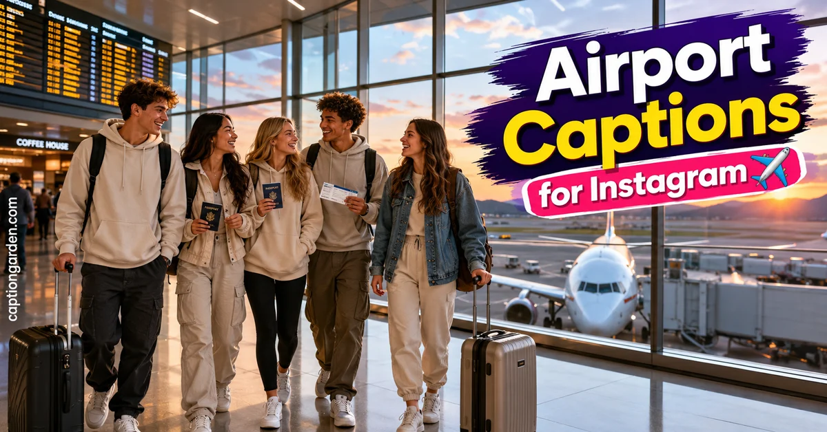 Airport Captions for Instagram