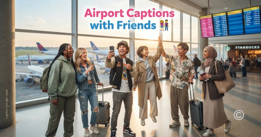 Airport Captions for Girls