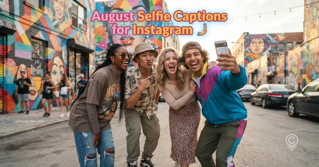 August Selfie Captions for Instagram