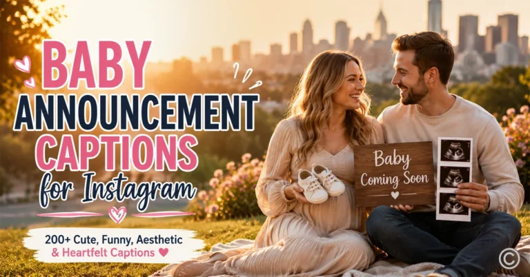 Baby Announcement Captions for Instagram