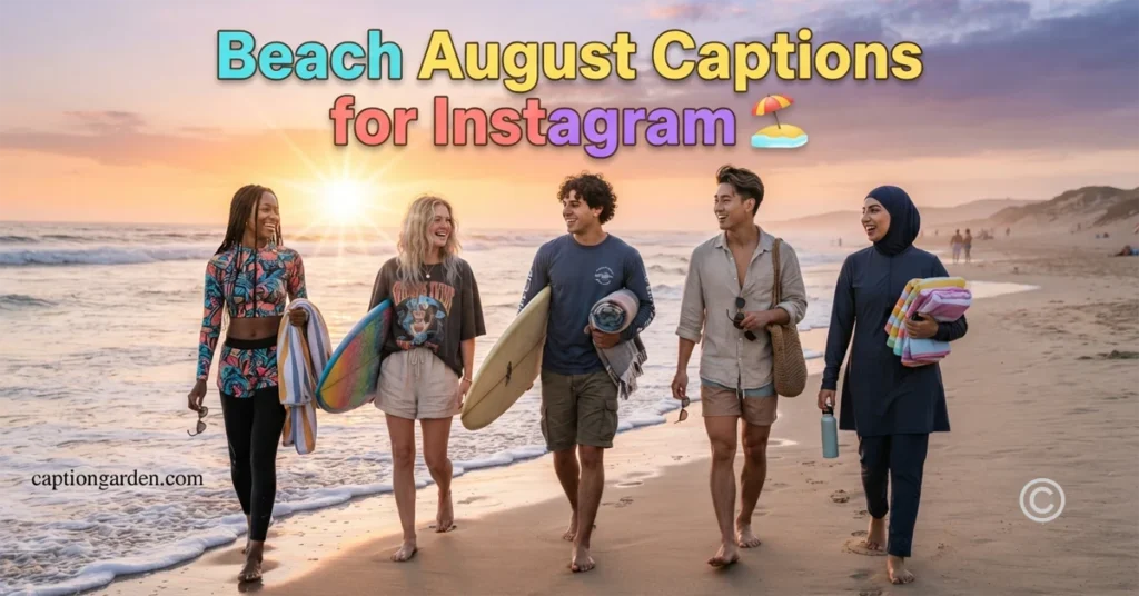 Beach August Captions for Instagram