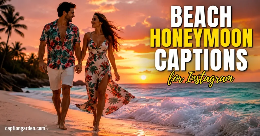 Beach Honeymoon Captions for Instagram
