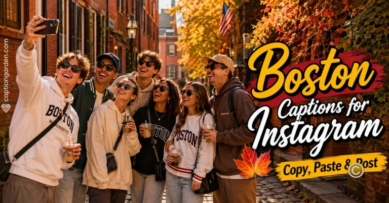 Boston Captions for Instagram