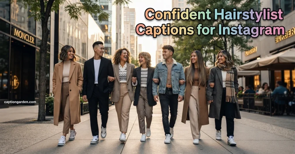 Confident Hairstylist Captions for Instagram