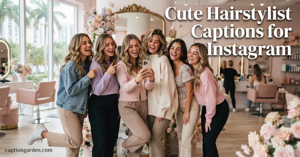 Cute Hairstylist Captions for Instagram
