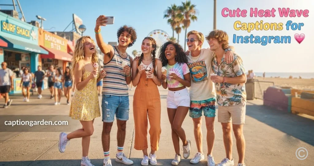 Cute Heat Wave Captions for Instagram