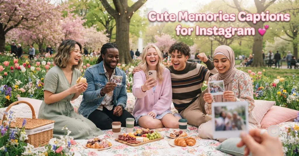 Cute Memories Captions for Instagram