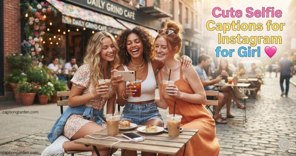 Cute Selfie Captions for Instagram for Girl