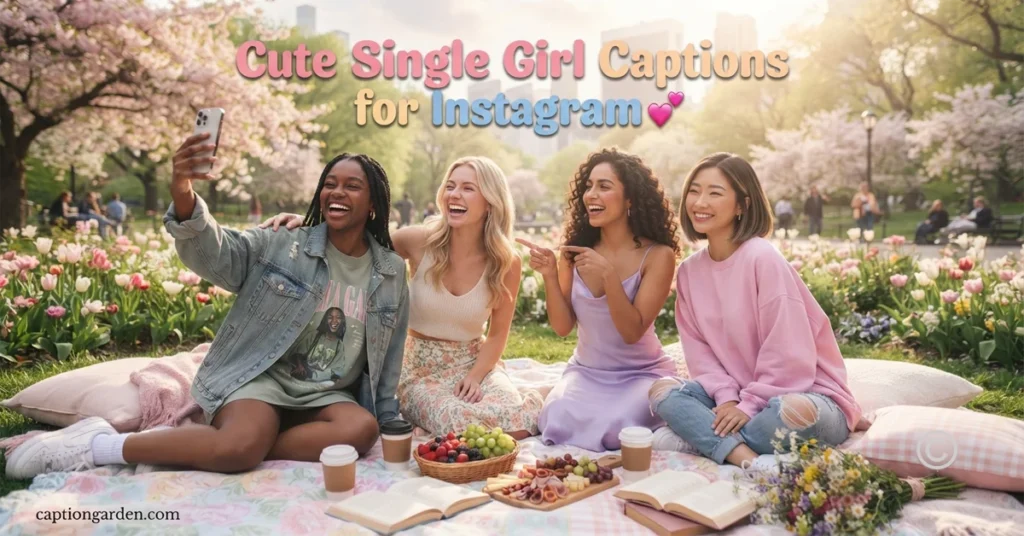 Cute Single Girl Captions for Instagram