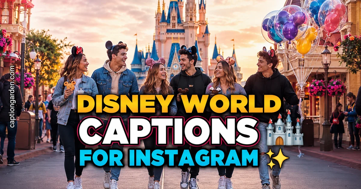 Disney World Captions for Instagram