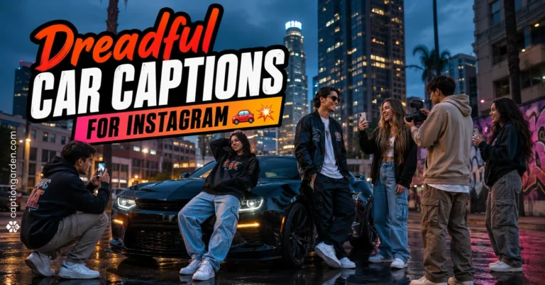 Dreadful Car Captions for Instagram
