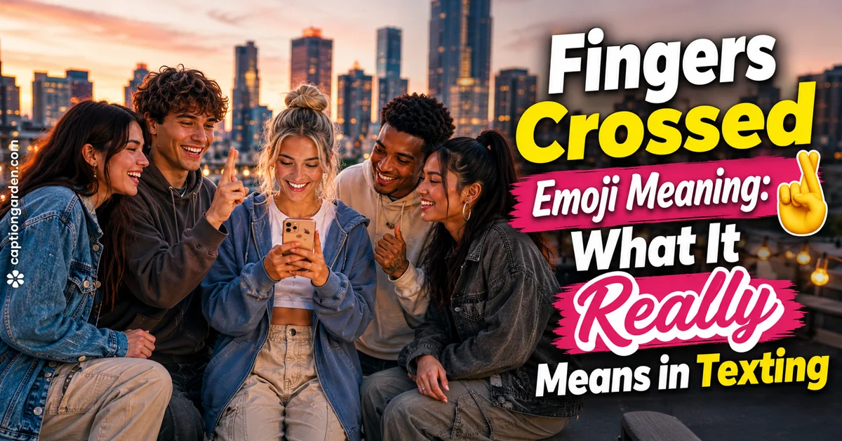 Fingers Crossed Emoji Meaning