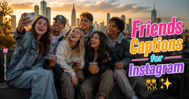 Friends Captions for Instagram