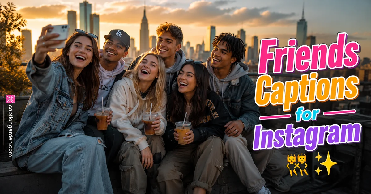Friends Captions for Instagram