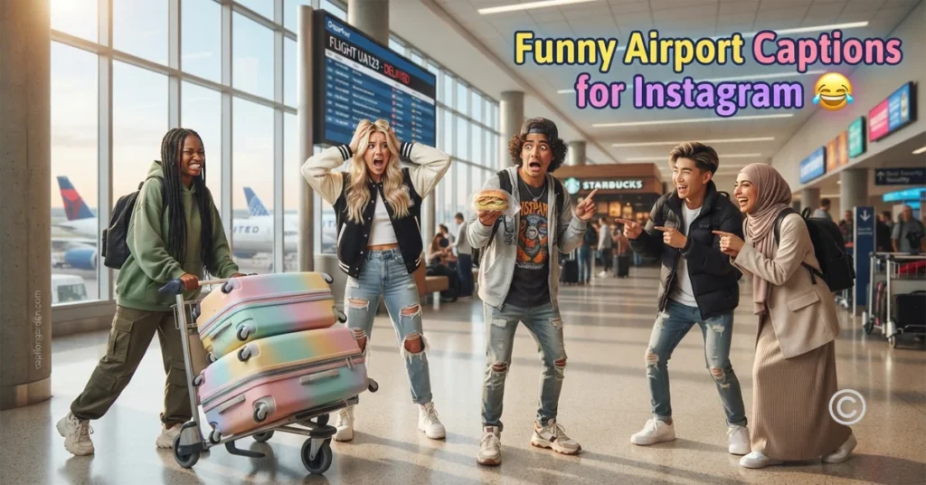 Funny Airport Captions for Instagram
