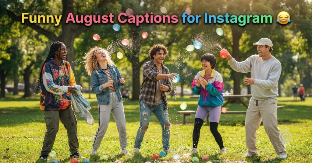 Funny August Captions for Instagram