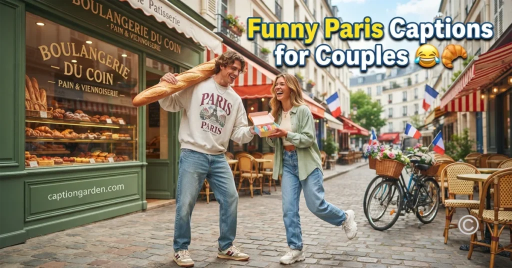 Funny Paris Captions for Couples