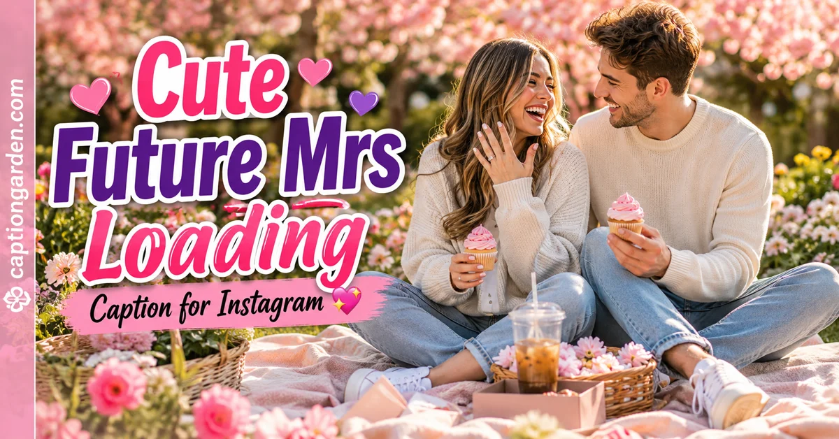 Future Mrs Caption for Instagram