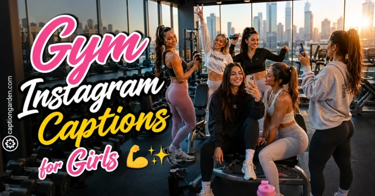 Gym Instagram Captions for Girls