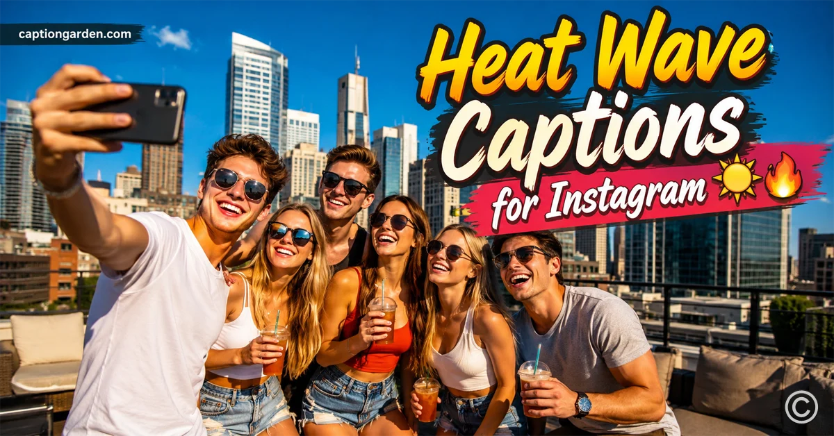 Heat Wave Captions for Instagram