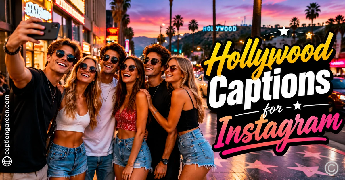 Hollywood Captions for Instagram