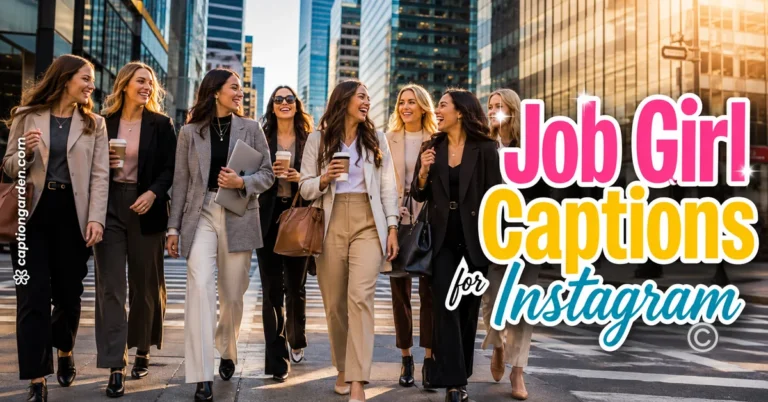 Job Girl Captions for Instagram