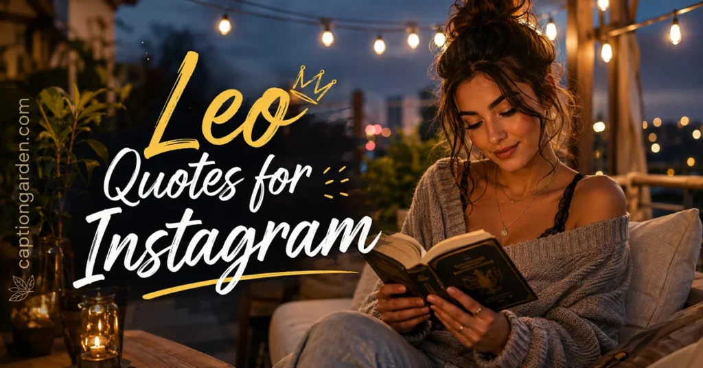 Leo Quotes for Instagram