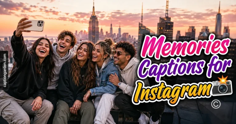 Memories Captions for Instagram