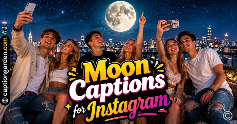 Moon Captions for Instagram