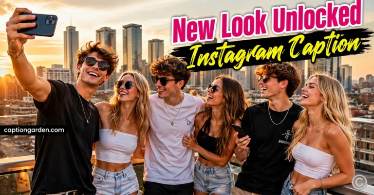 New Look Unlocked Instagram Caption