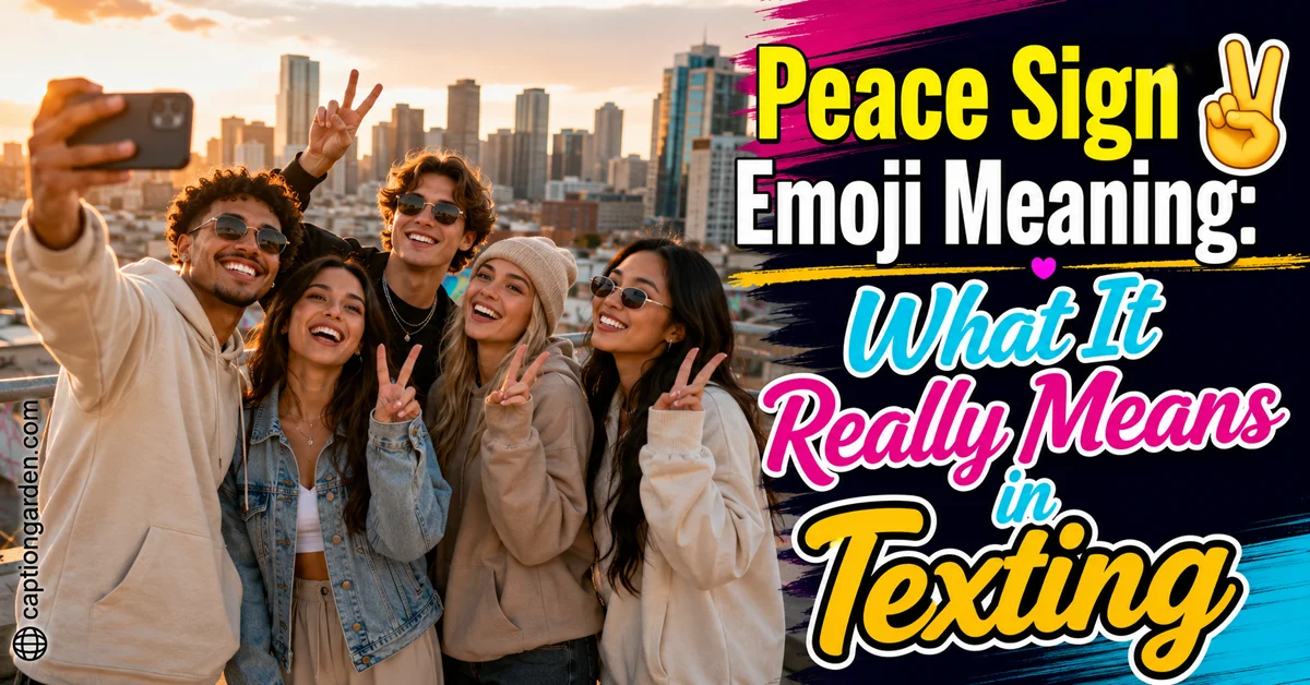 Peace Sign Emoji Meaning