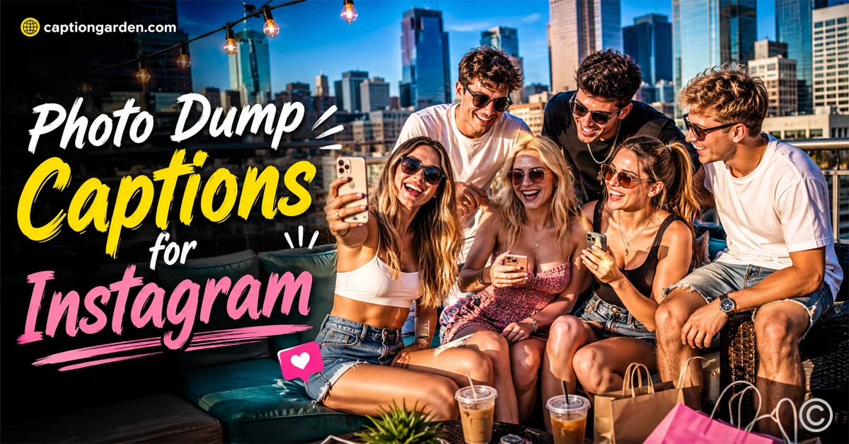 Photo Dump Captions for Instagram