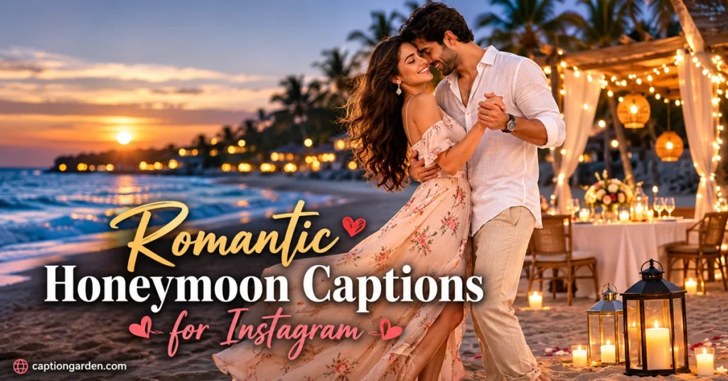Romantic Honeymoon Captions for Instagram