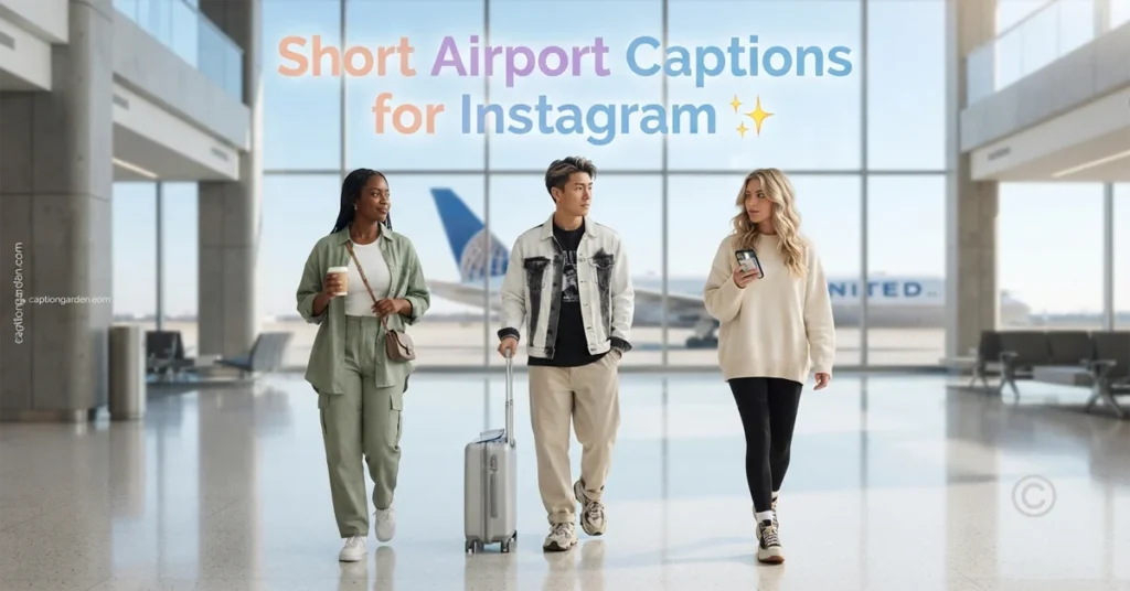 Short Airport Captions for Instagram