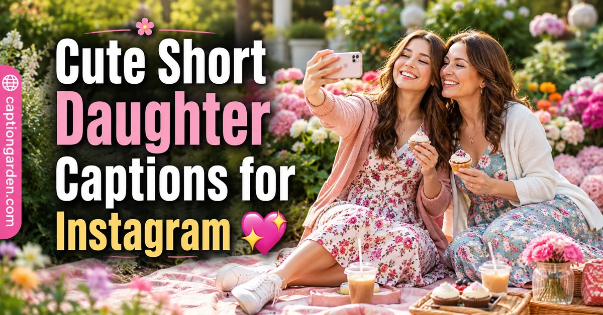 Short Daughter Captions for Instagram
